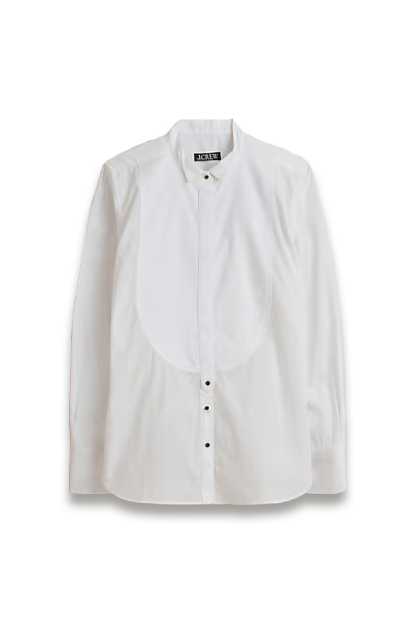 Jules Tuxedo Shirt In Cotton Poplin