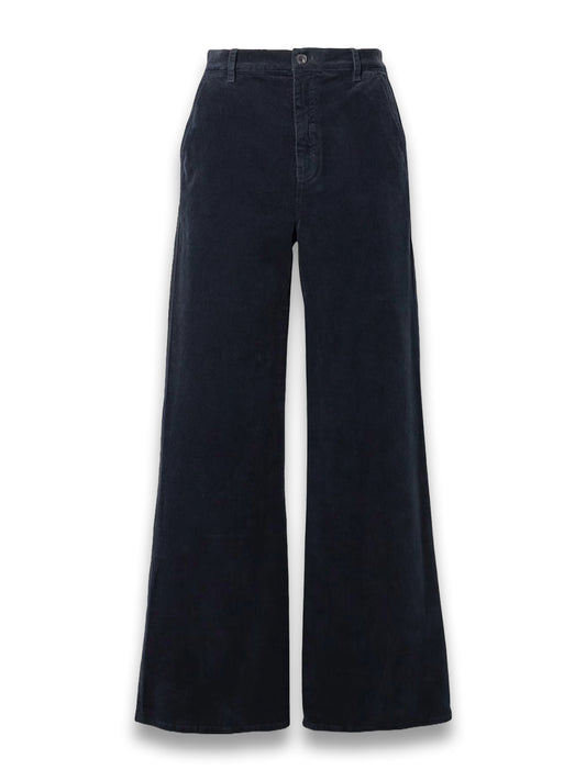Anna Cotton-Blend Corduroy Flared Pants