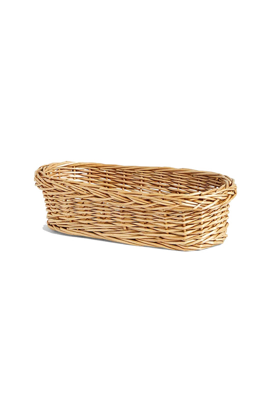 Long Willow Wicker Bread Basket