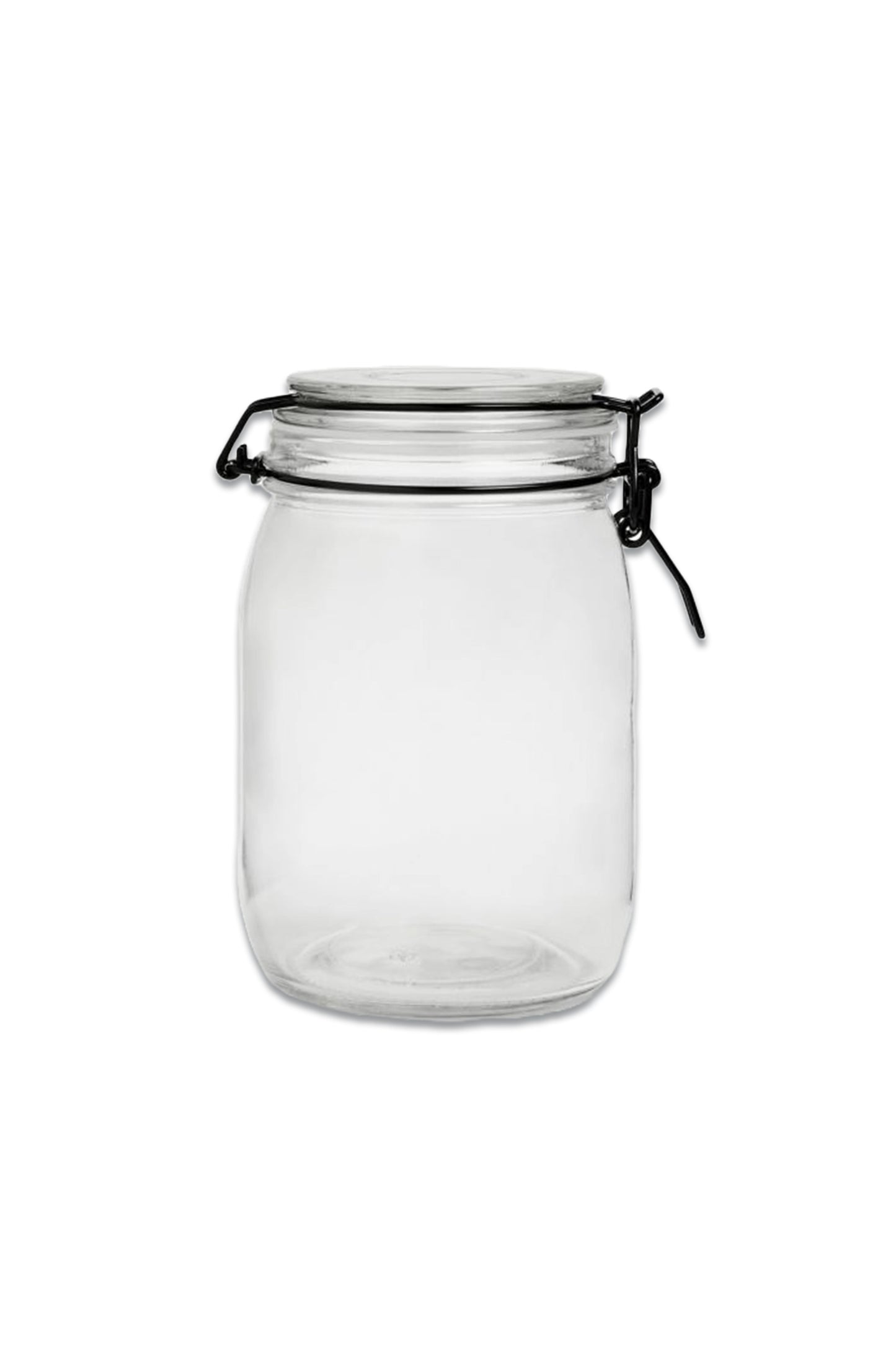 Clip-Top Glass Storage Jar