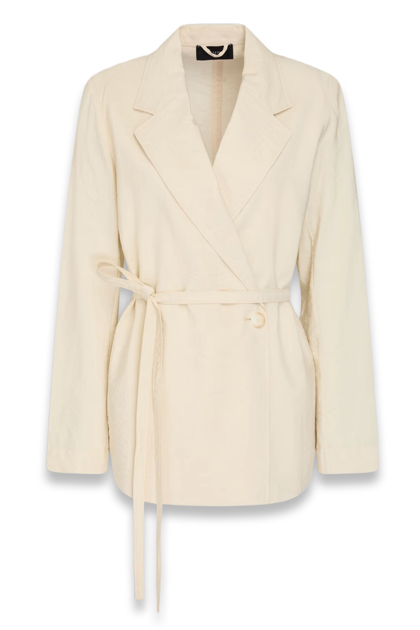 Majet Double-Breasted Textured Silk-Blend Twill Blazer