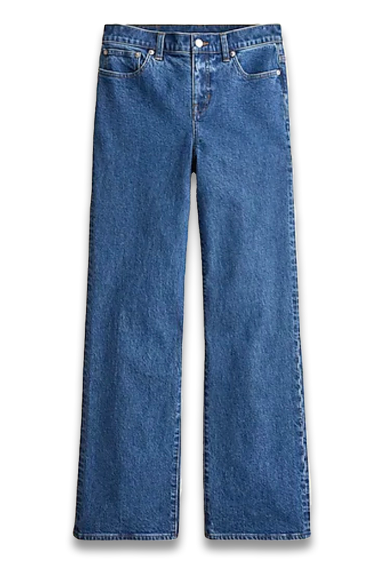Lower-Rise Full-Length Slim-Wide Jean
