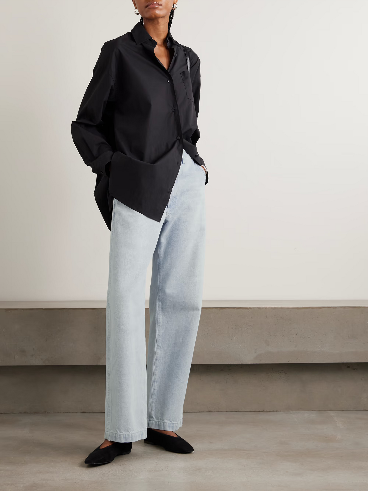 + Maria McManus Mid-rise Wide-leg Jeans