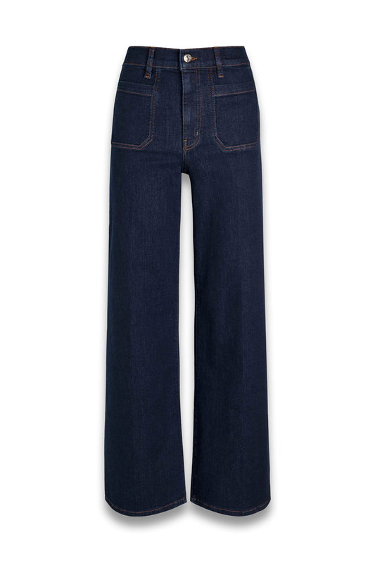 Le Slim Palazzo wide-leg jeans