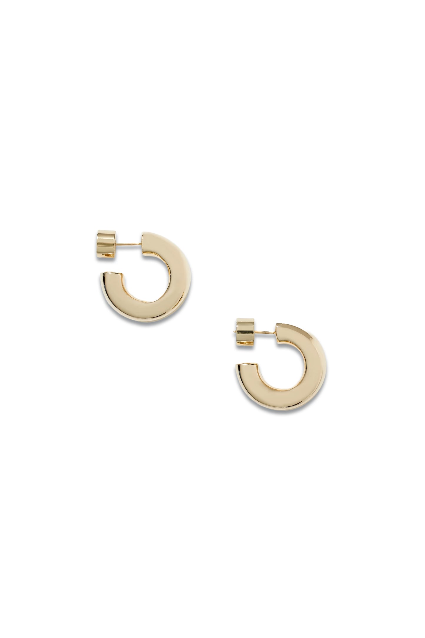 Micro Samira Gold Plated Hoop Earrings