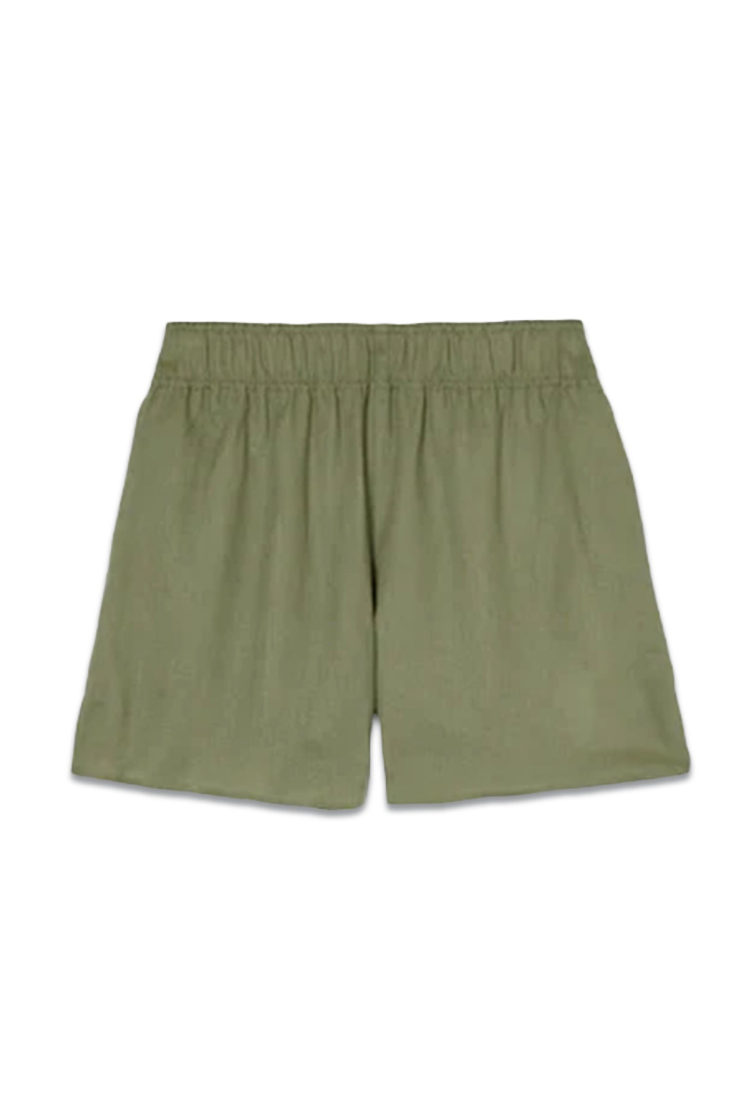 Jigsaw Elasticated Waist Linen Shorts, Khaki