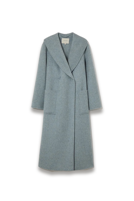 Double-faced Shawl Midi Coat