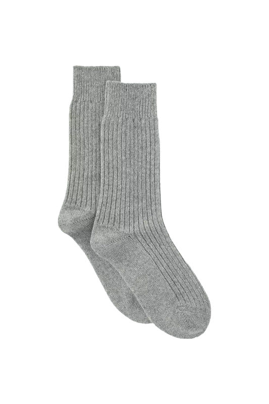 Cashmere Grey Rich Bed Socks