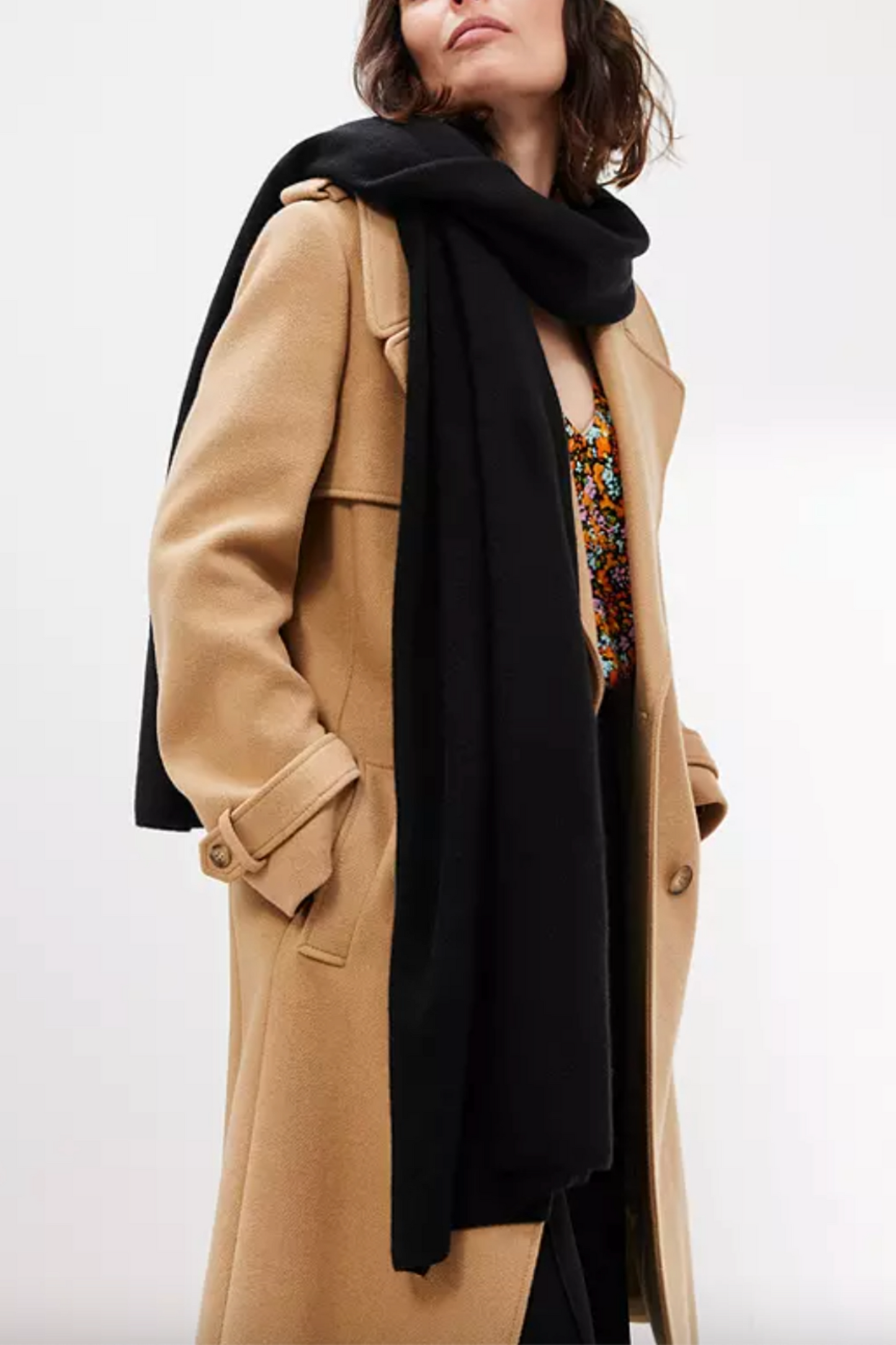 Black Cashmere Travel Wrap