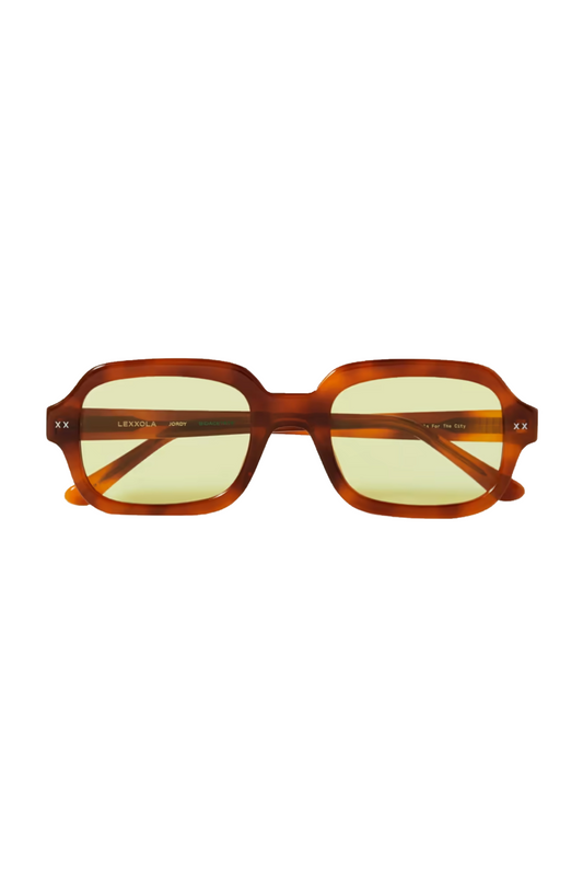 Jordy Square-Frame Tortoiseshell Acetate Sunglasses