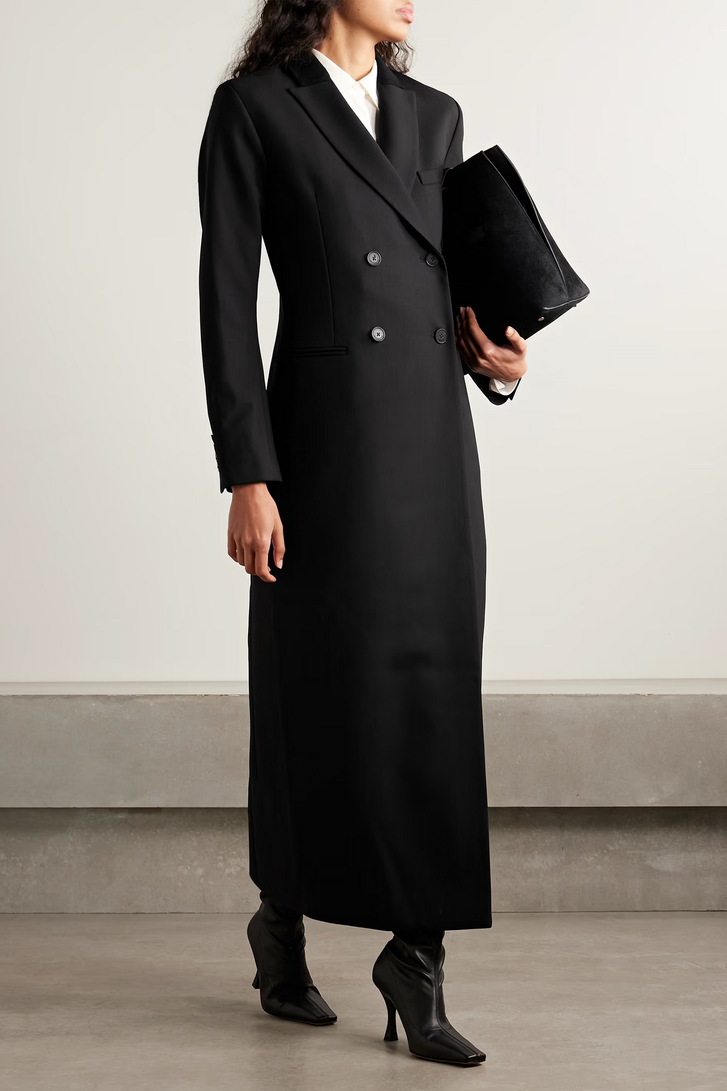 Palmer Double-Breasted Wool-Blend Twill Coat