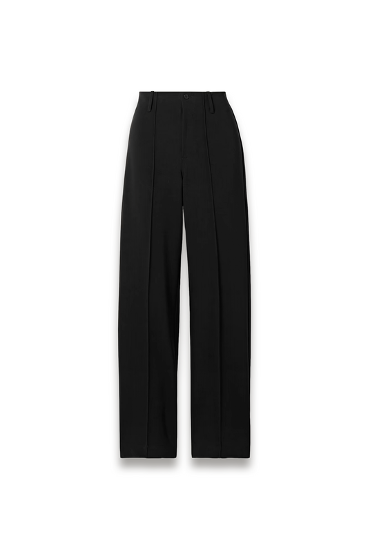 Damian Striped Twill Straight Leg Pants