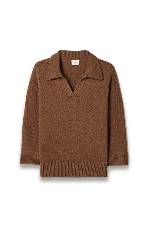 Herve Cashmere Polo Sweater