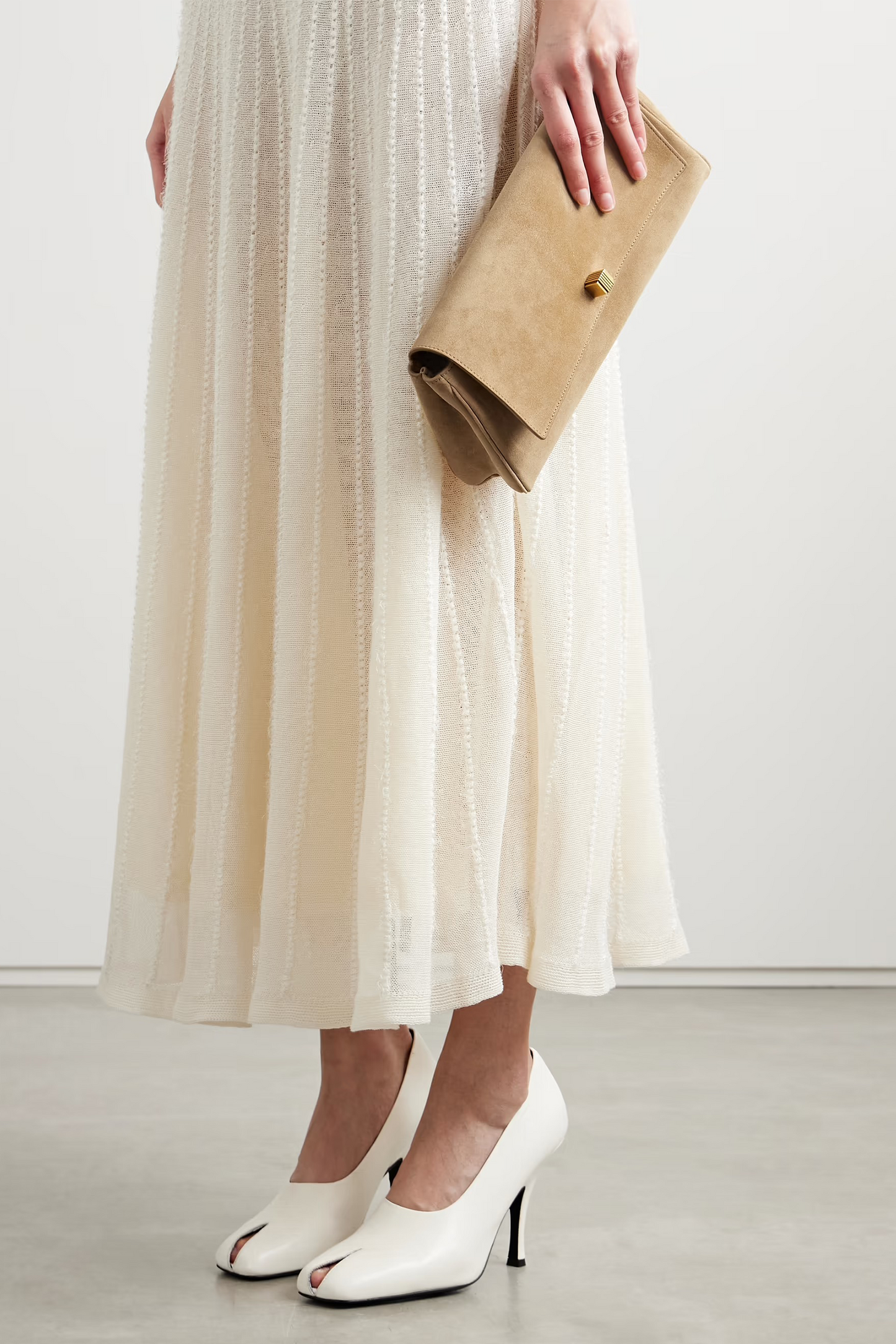 Audrey Suede Clutch