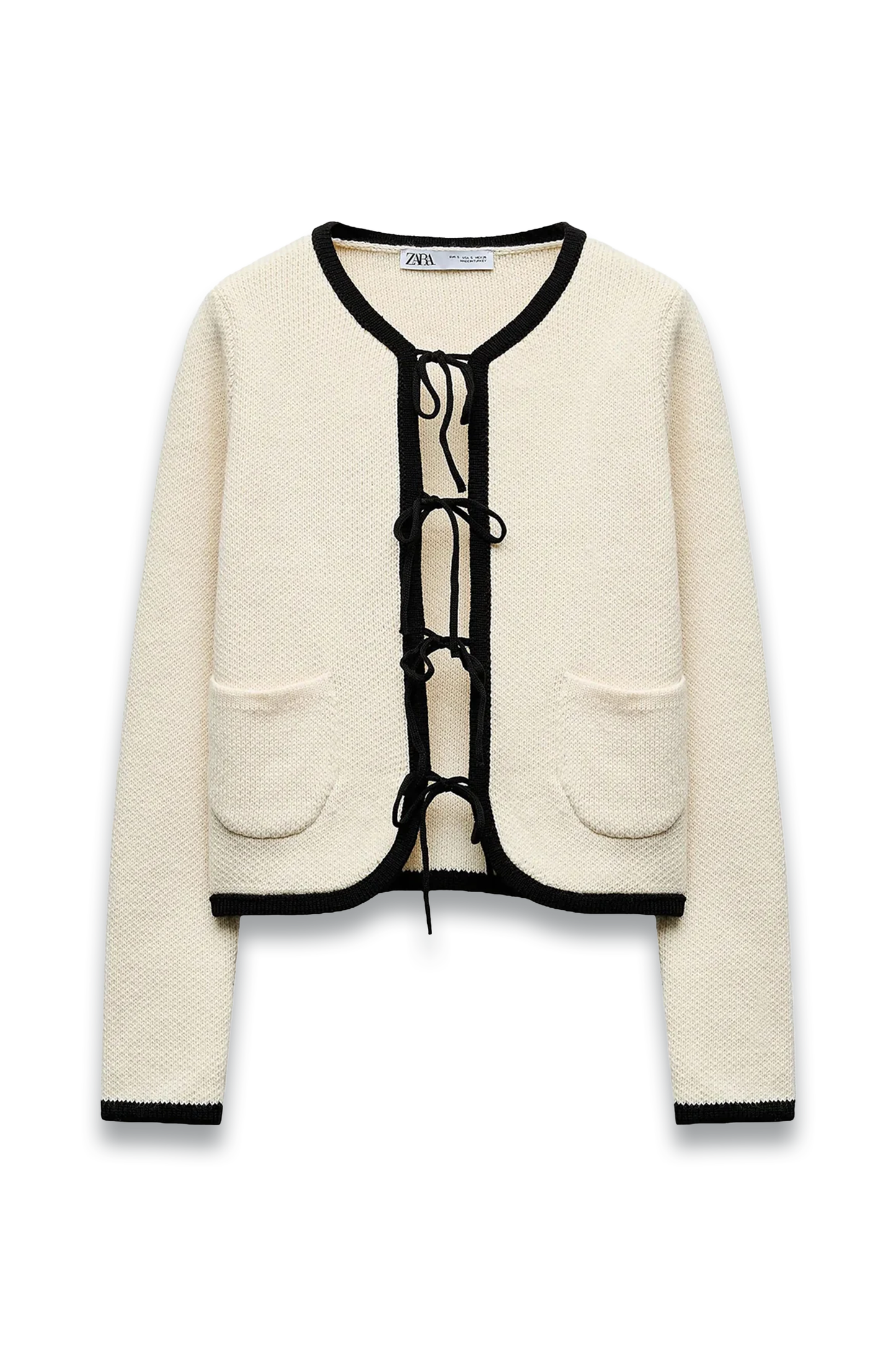 Knit Cardigan With Ties