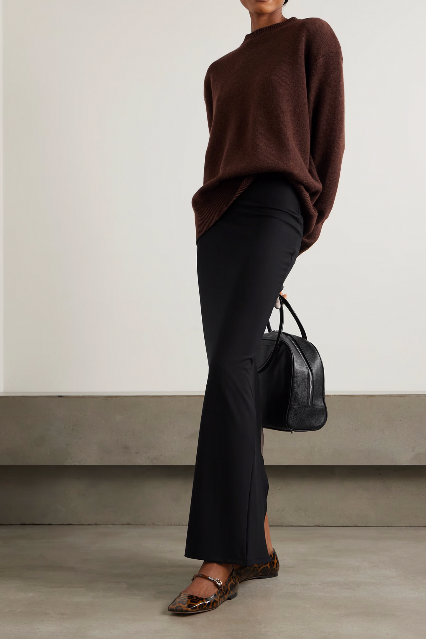 Stretch Micro Modal-jersey Maxi Skirt