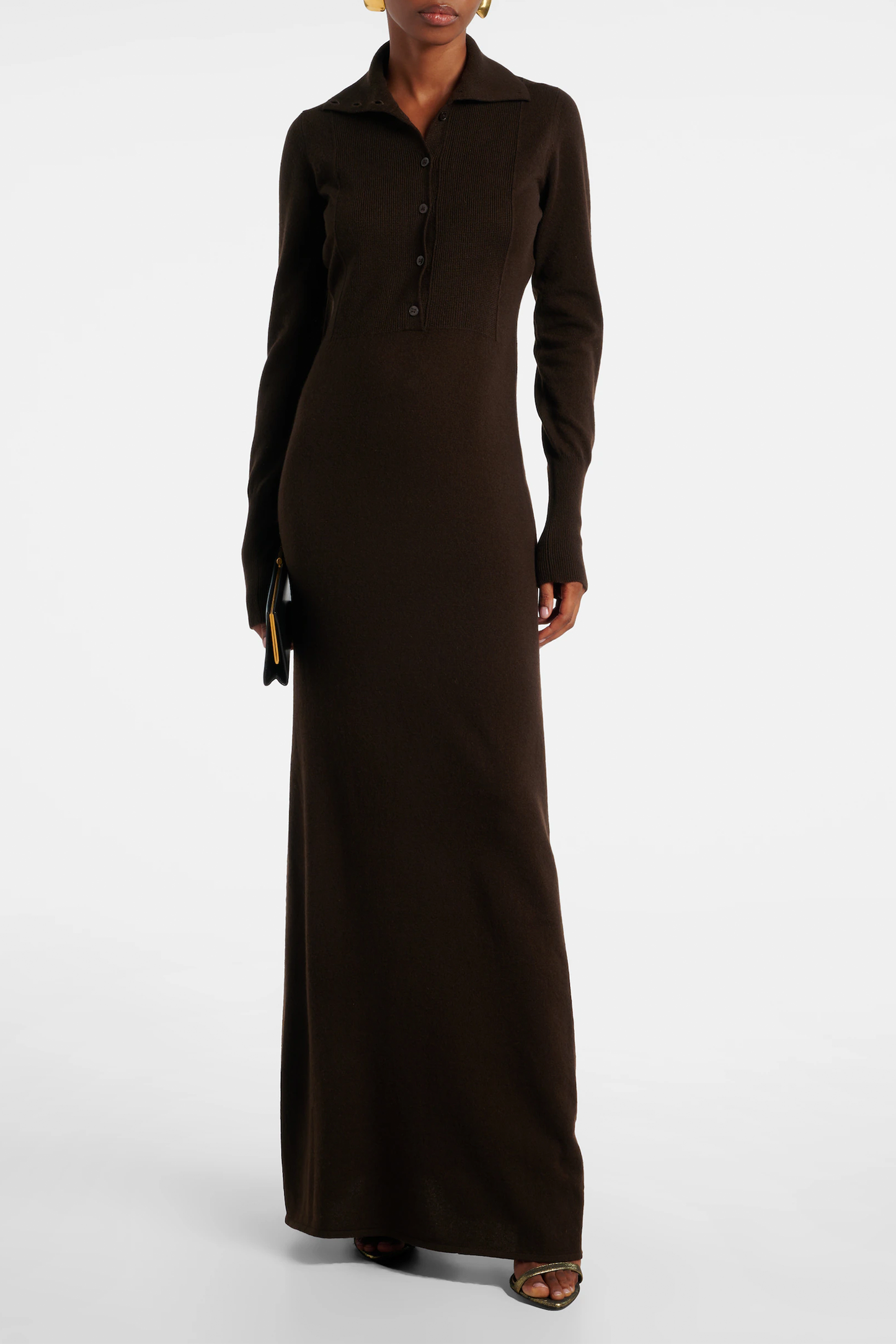 Knitted Cashmere Maxi Dress