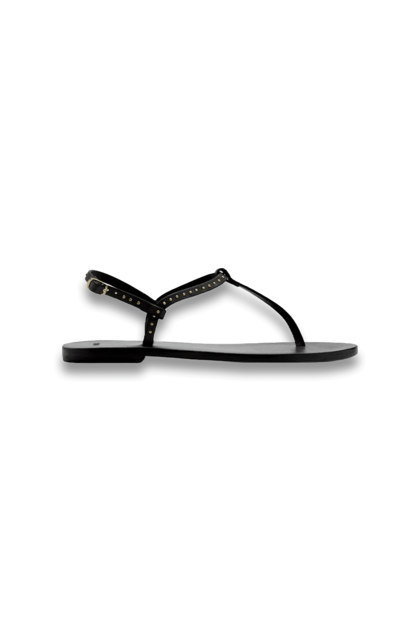 Leather Sandals With Mini Studs