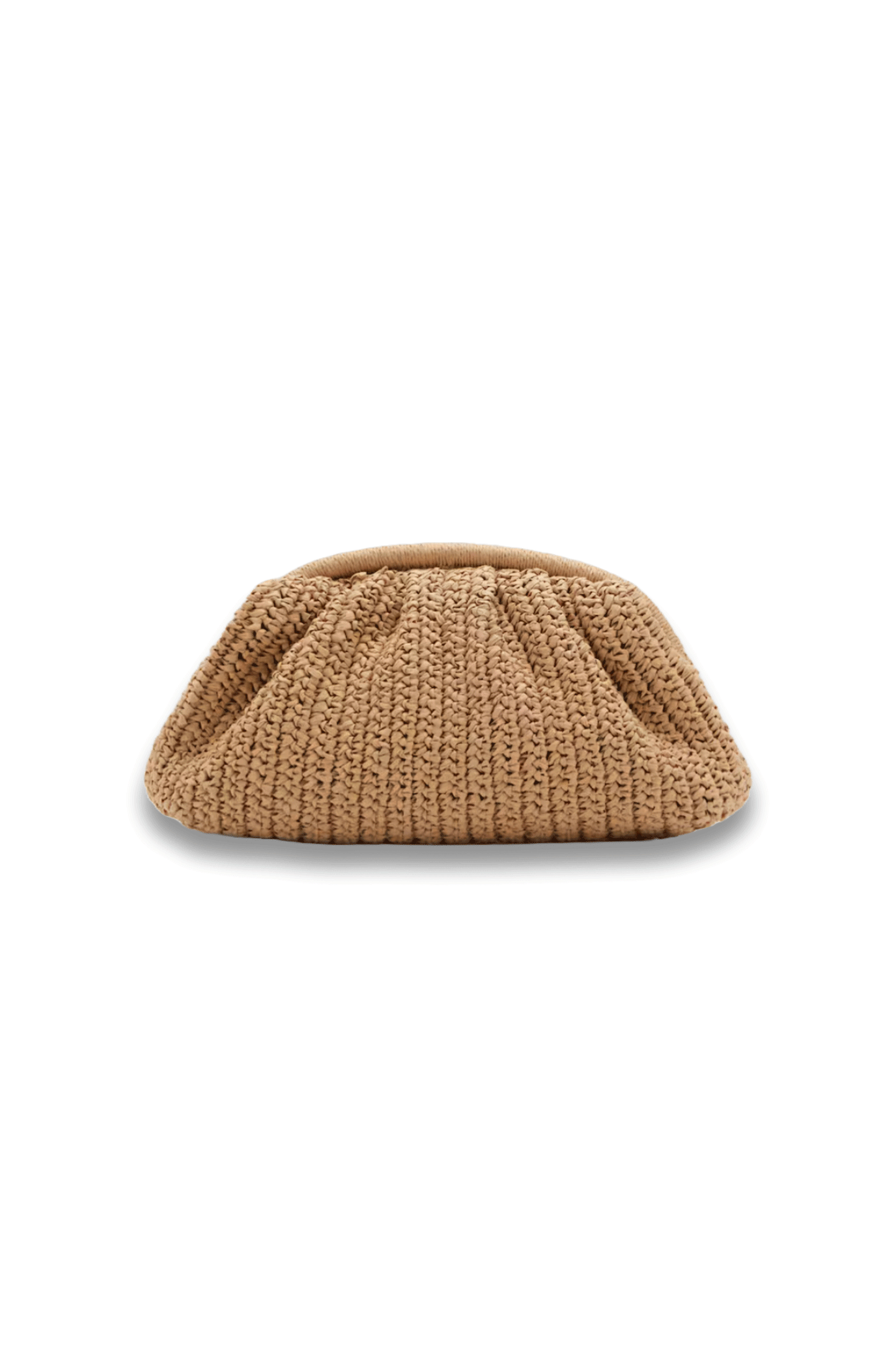 Natural Fibre Handbag in Beige