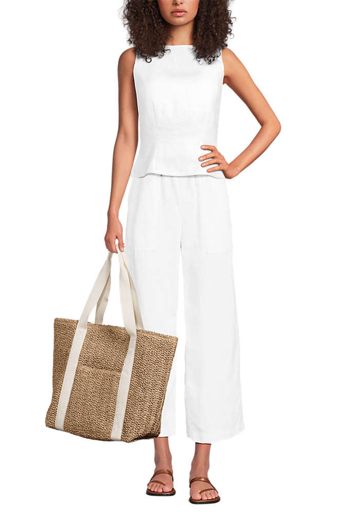 Straw Tote Bag