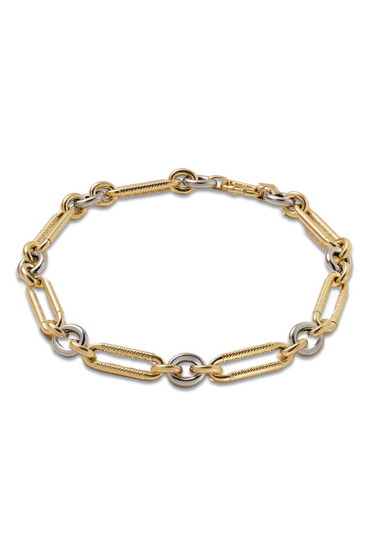 Medium 14-karat Yellow And White Gold Necklace