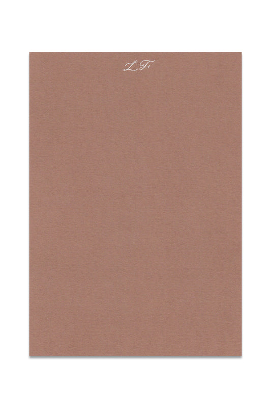 Personalised Writing Paper In Nubuck