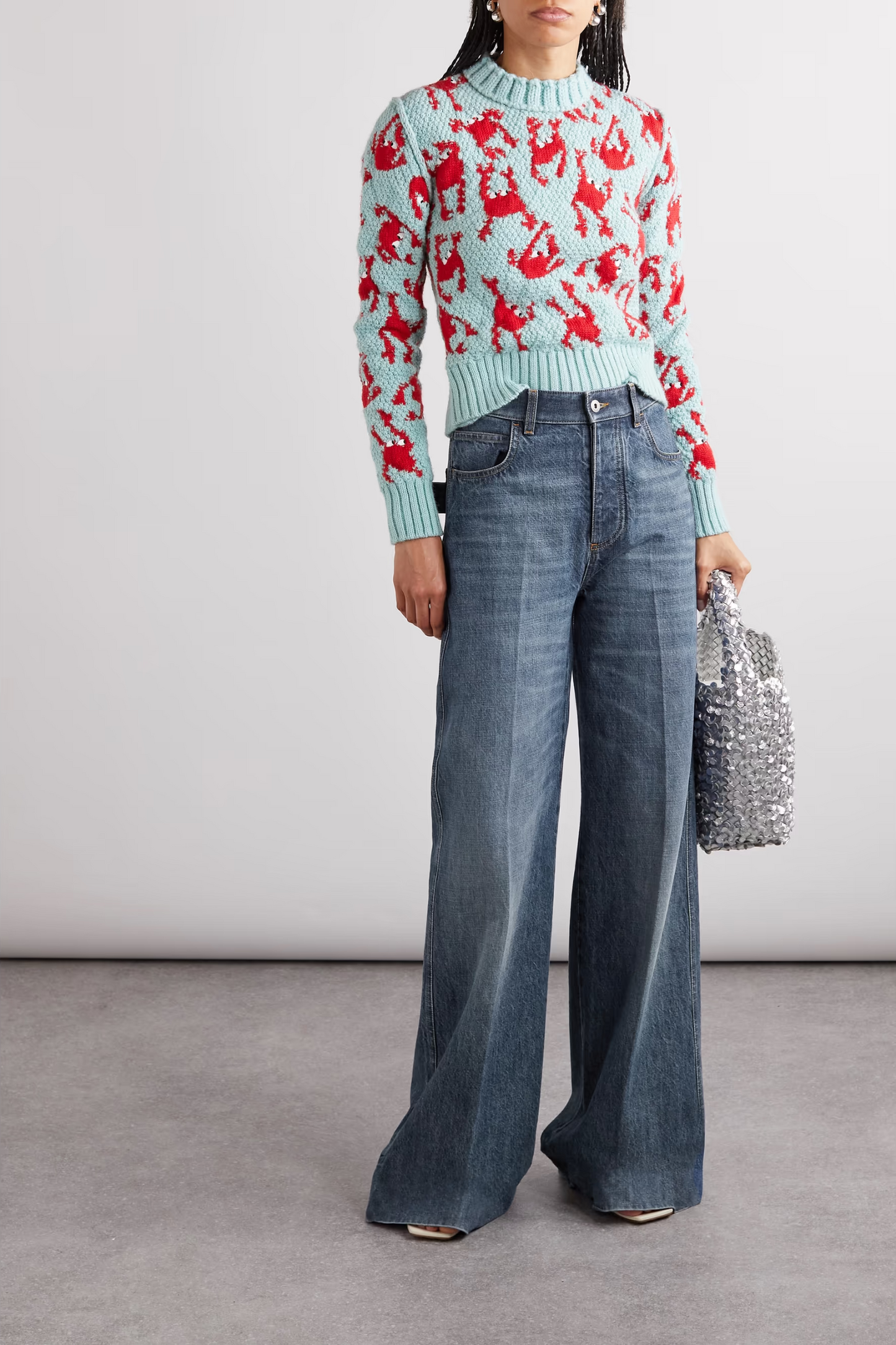 High-rise Straight-leg Jeans