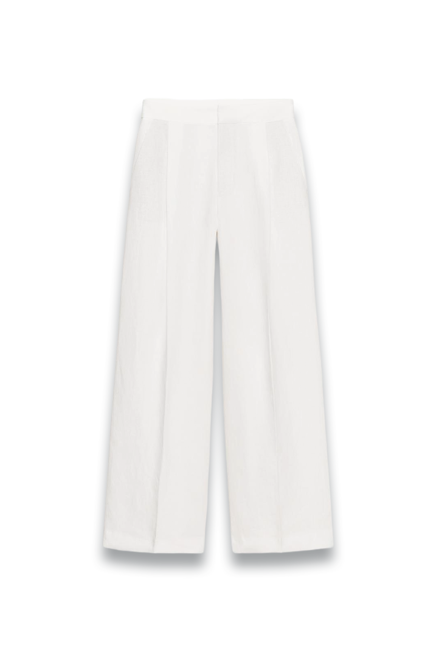 Linen Blend Pleated Trousers ZW Collection