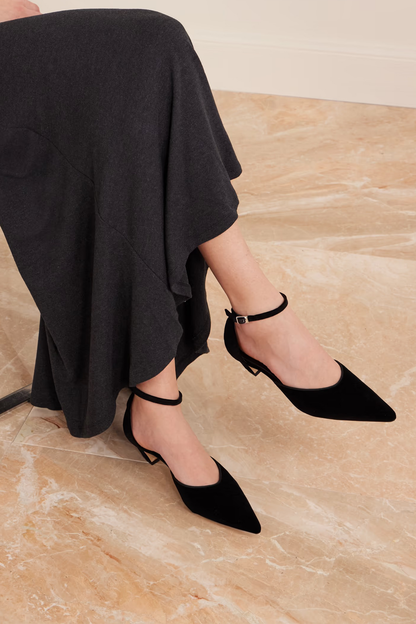 Victoria Velvet Pumps