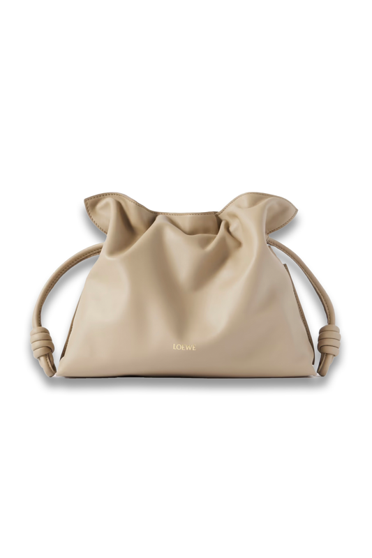 Flamenco leather clutch