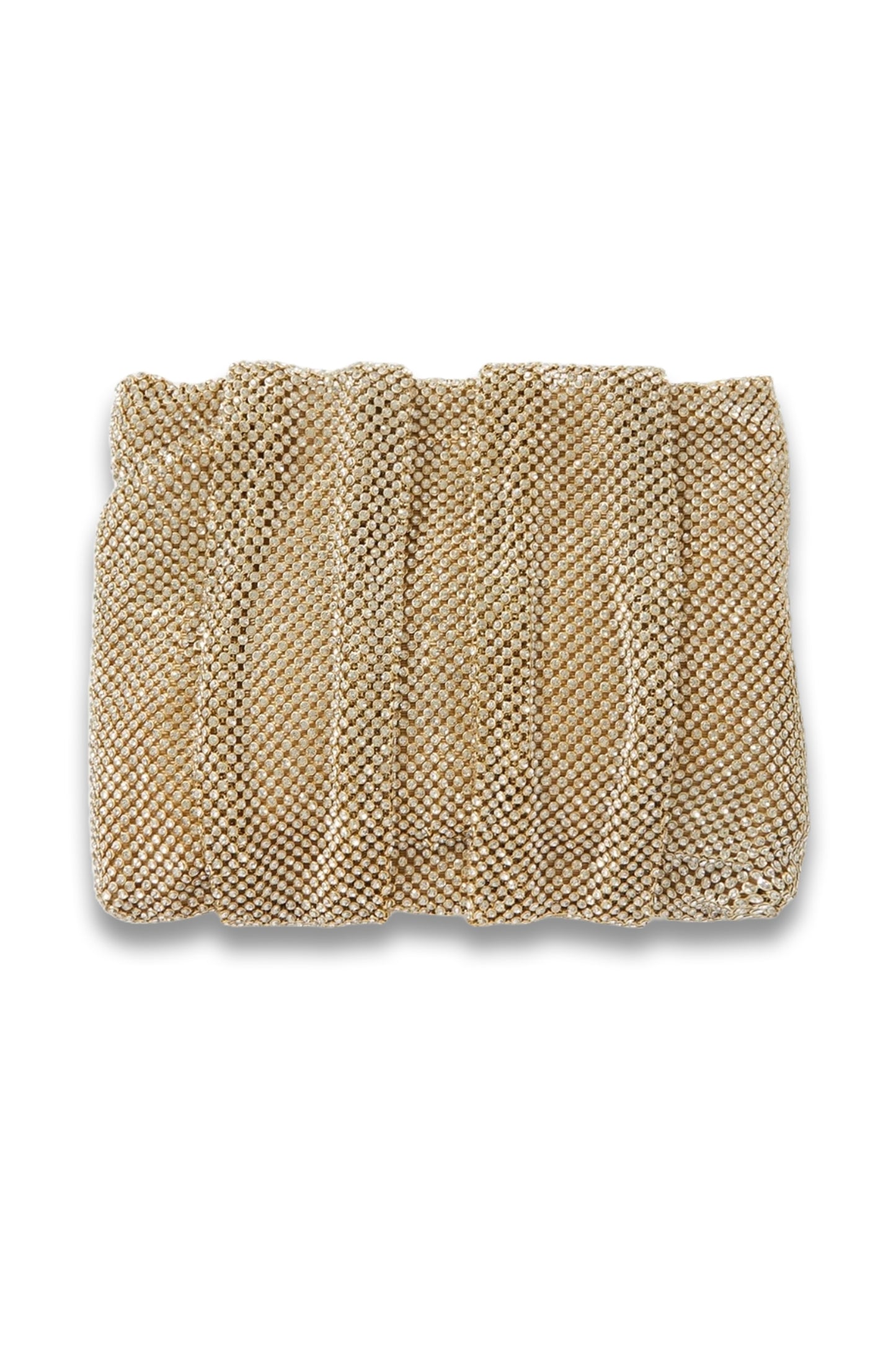 Ember Embellished Mesh Clutch