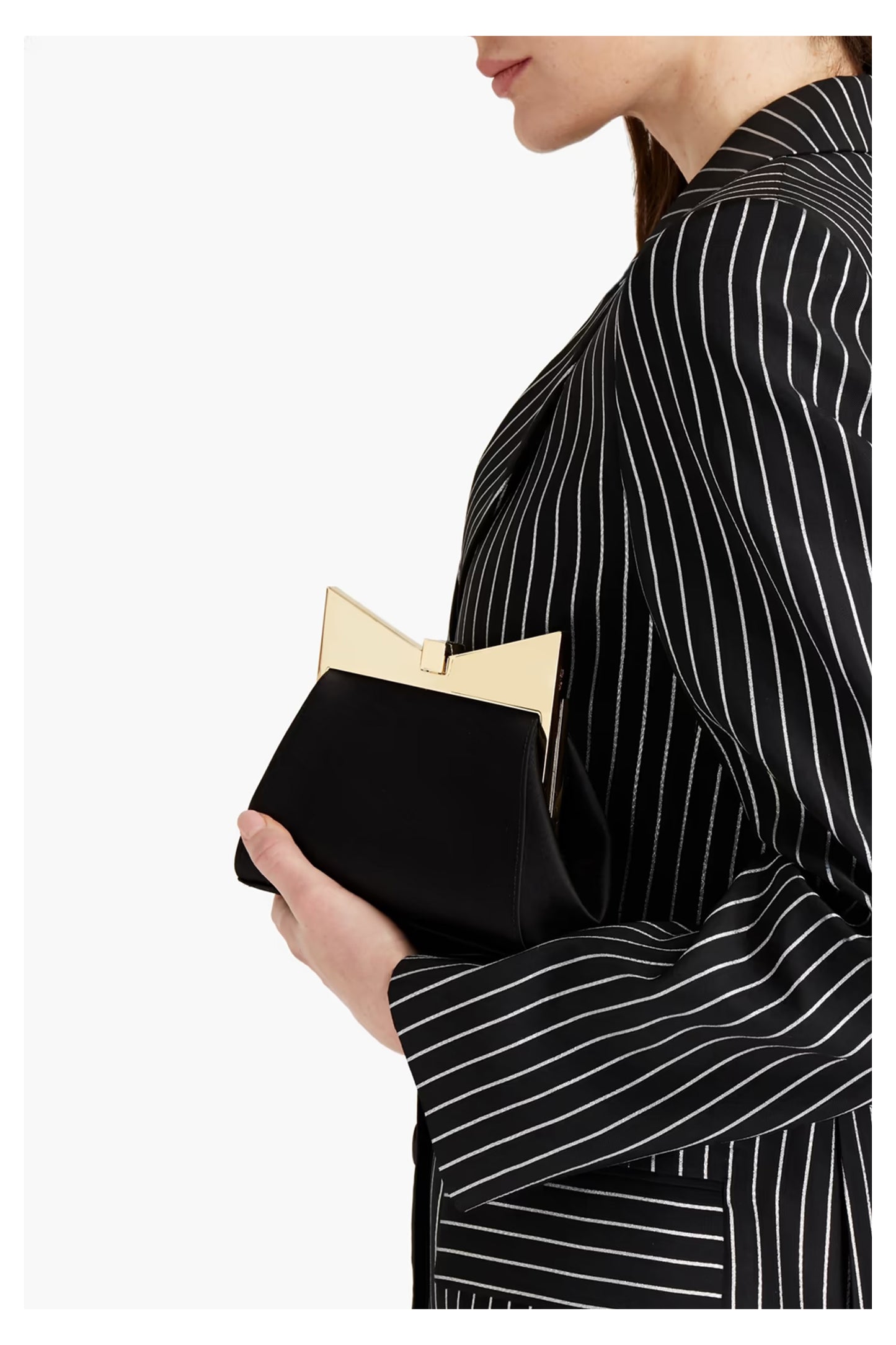 Lady Me Satin Box Clutch