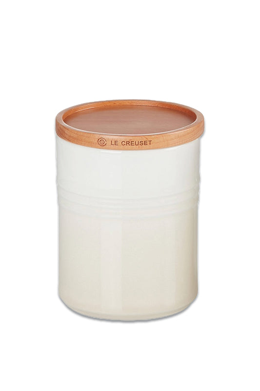 Stoneware Storage Jar, 540ml, Meringue