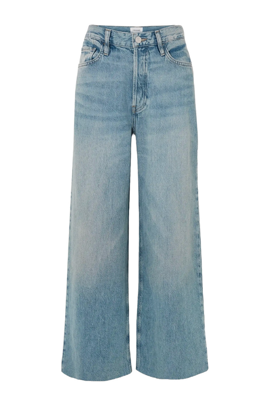 Le Low Baggy Frayed Boyfriend Jeans