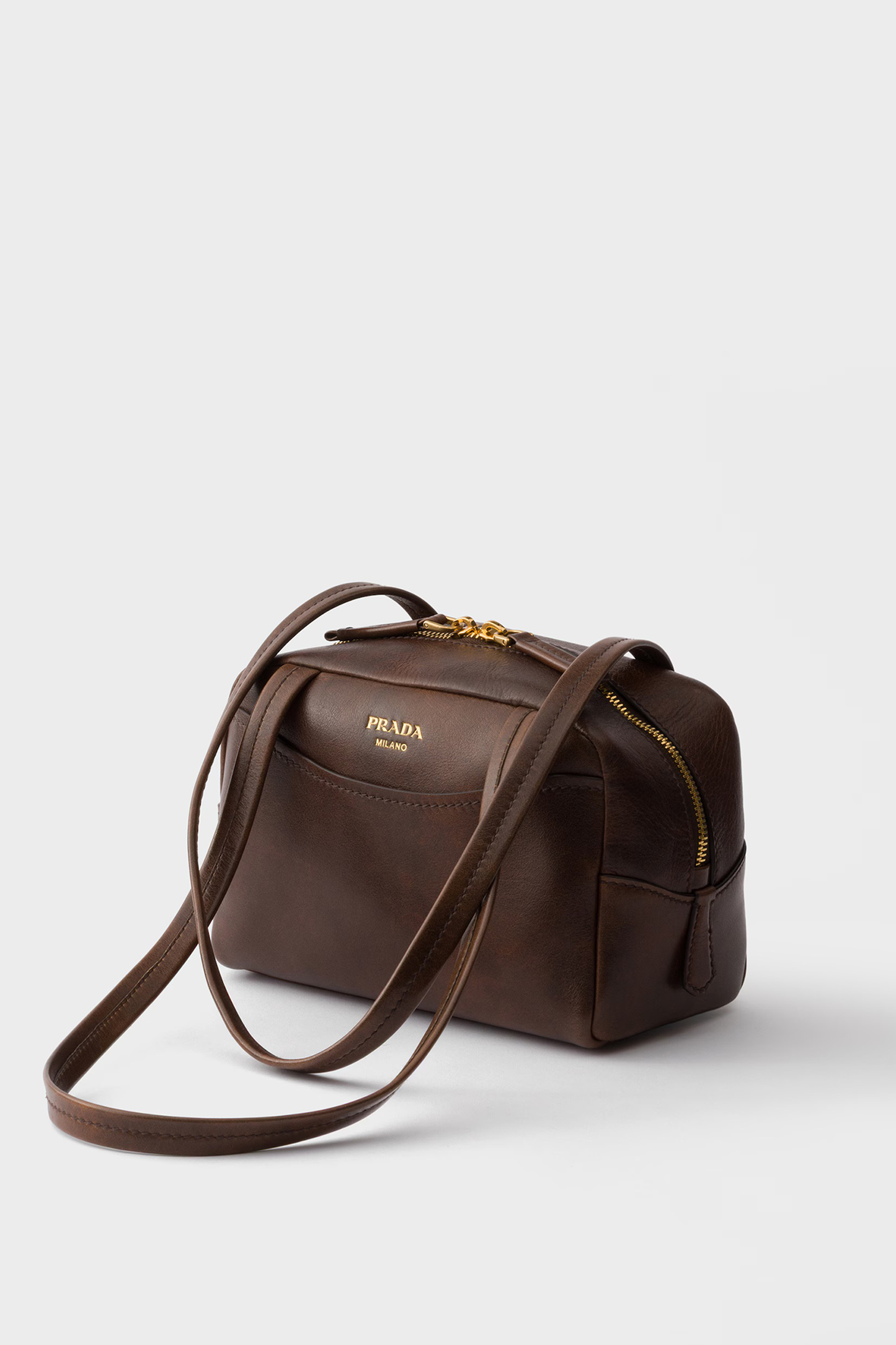 Carry Antiqued Leather Top-handle Mini-bag