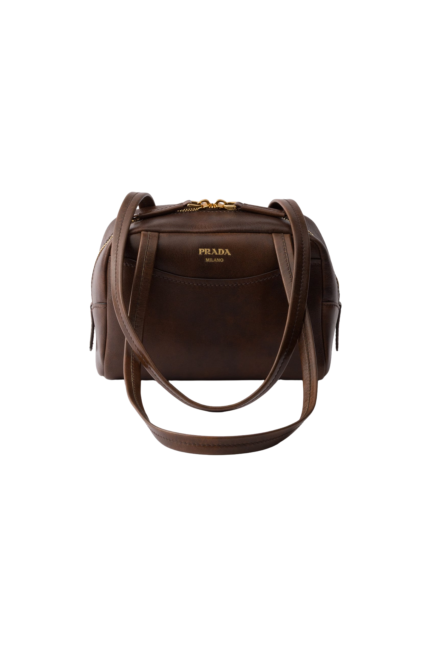 Carry Antiqued Leather Top-handle Mini-bag