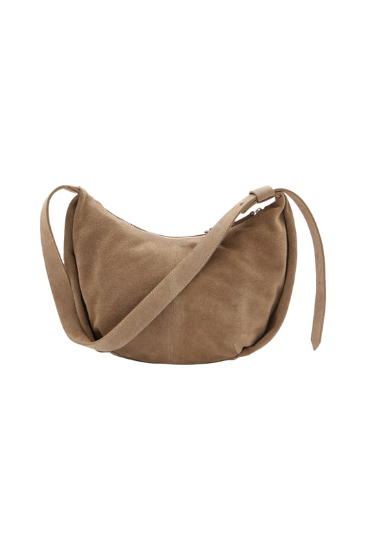 Light Tan Lydia Scoop Crossbody Bag