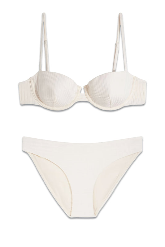 Lily Stretch-piquè Bikini
