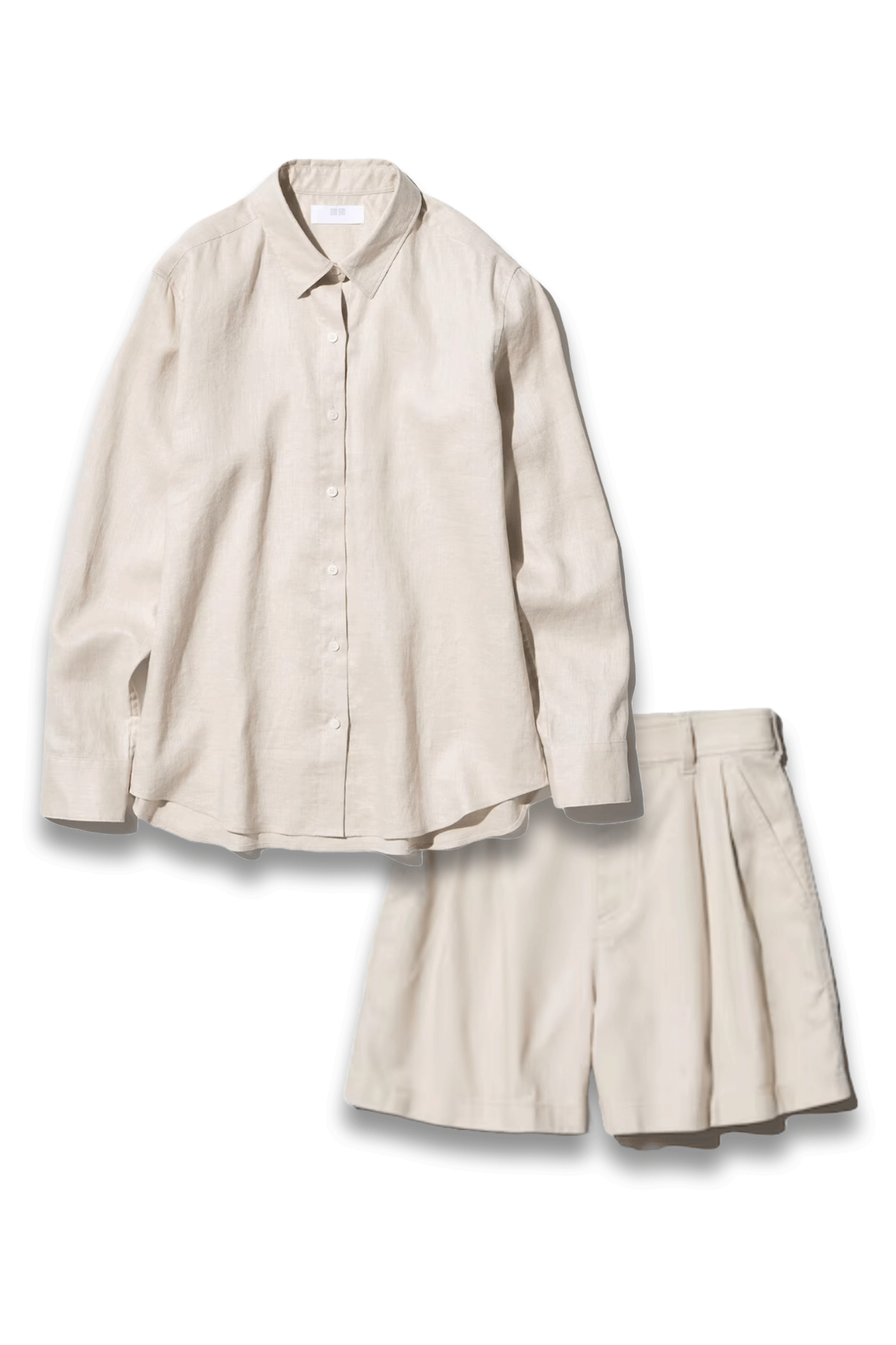 100% Premium Linen Shirt and Cotton Shorts