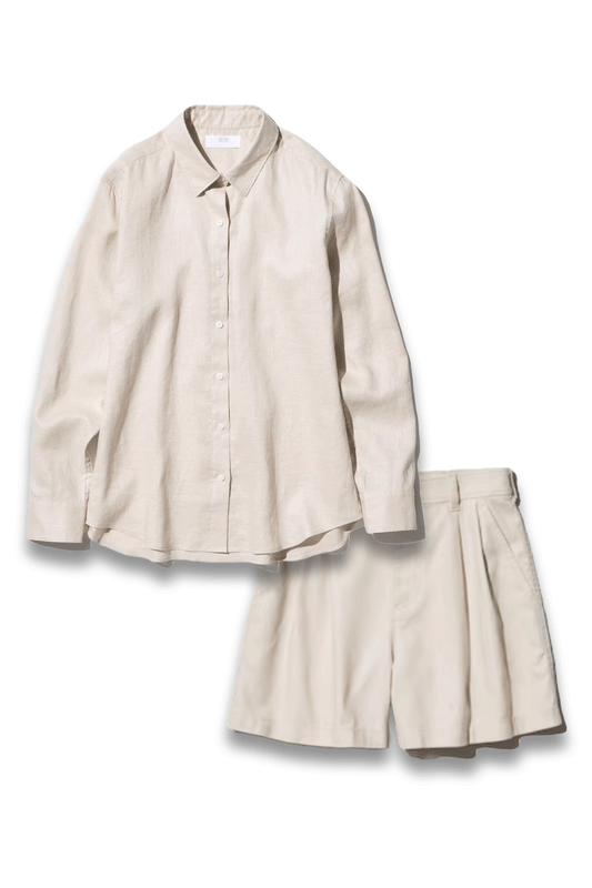 100% Premium Linen Shirt and Cotton Shorts