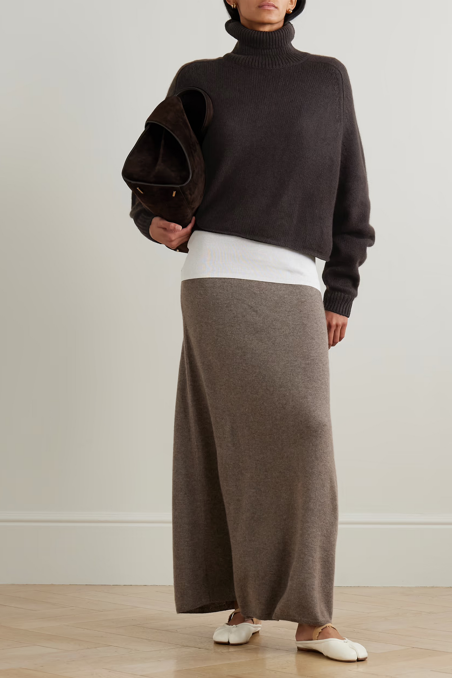 Cathie Cashmere Turtleneck Sweater