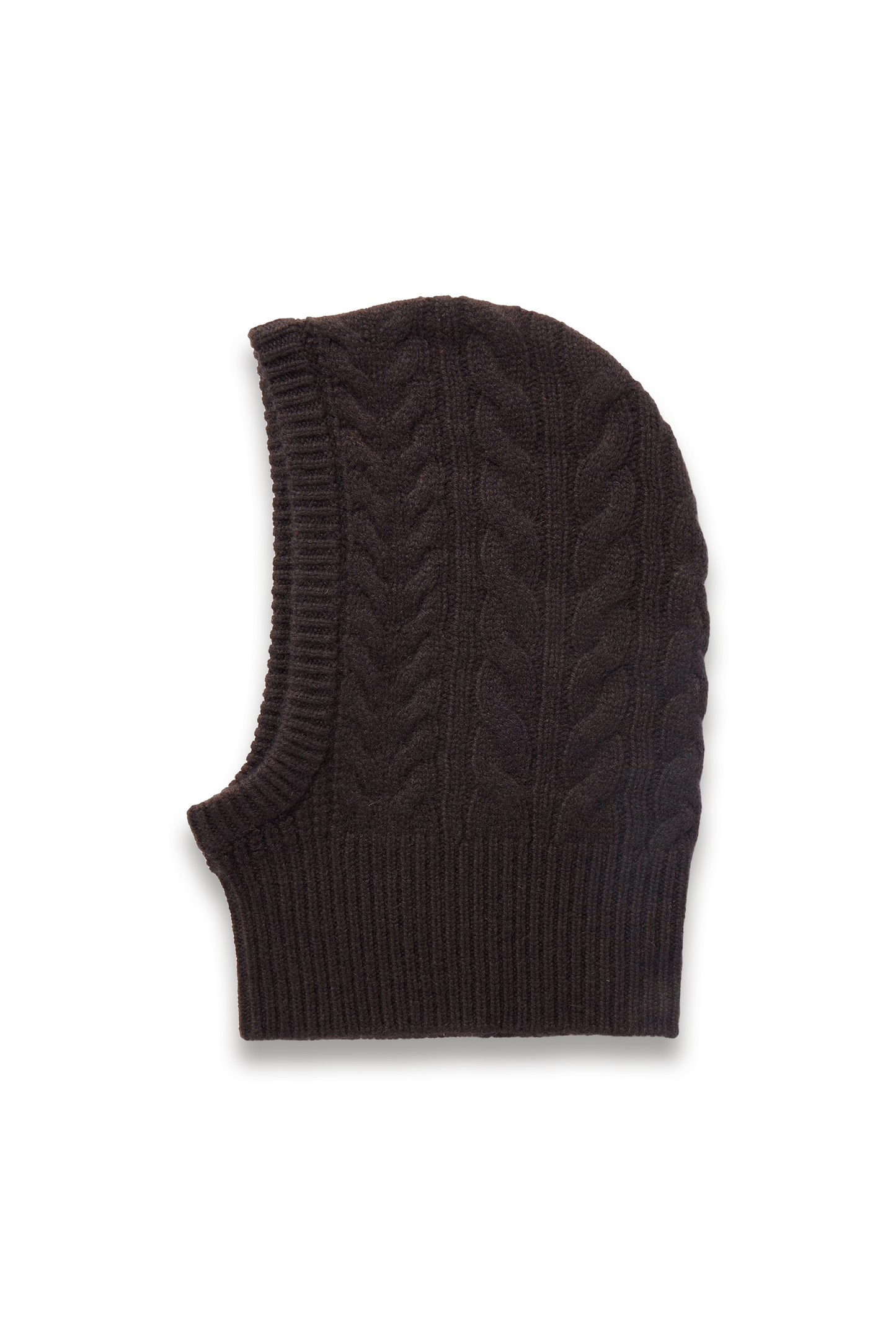 Ylda Cable-knit Cashmere Balaclava
