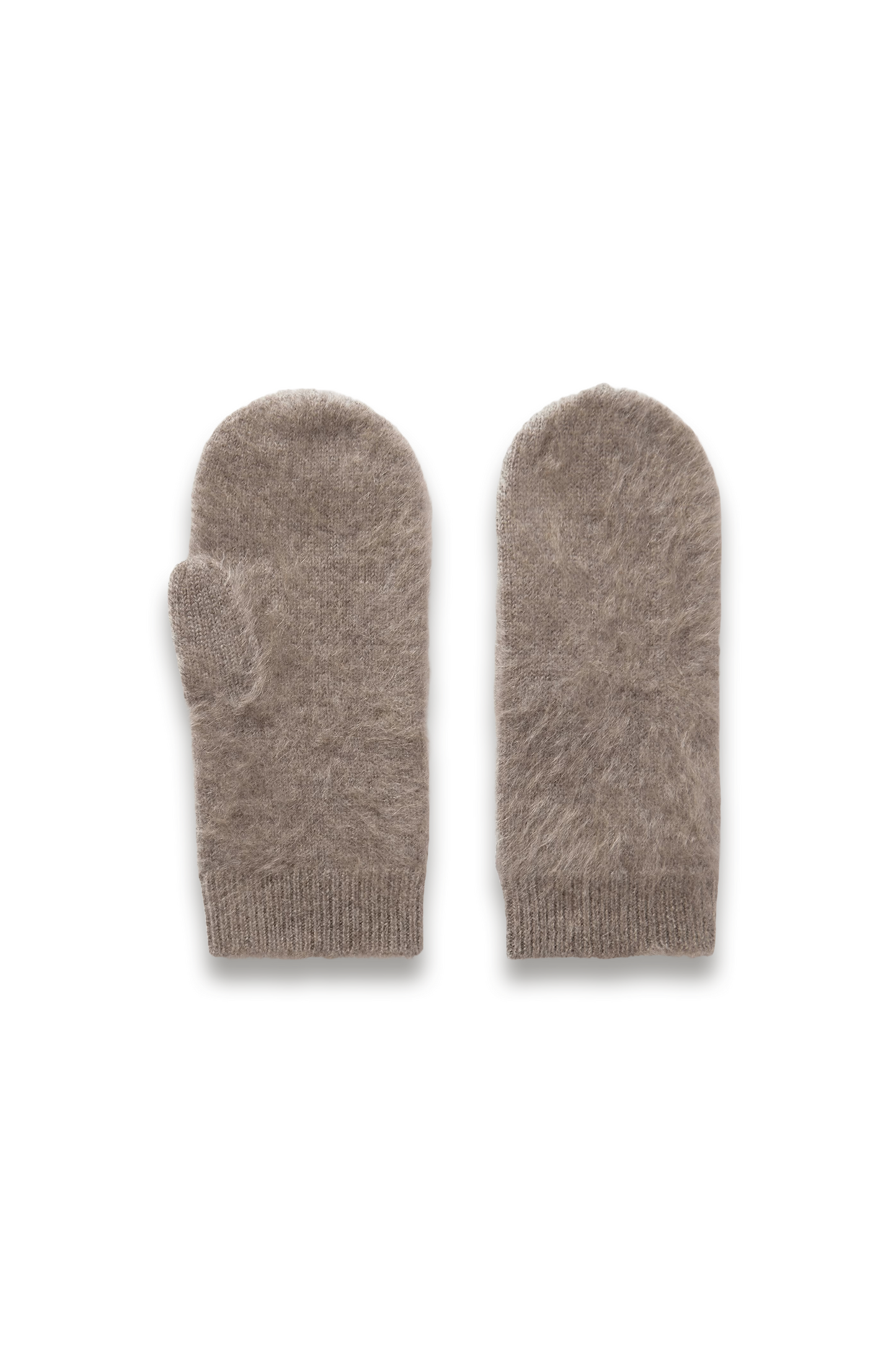 Brushed-Cashmere Mittens