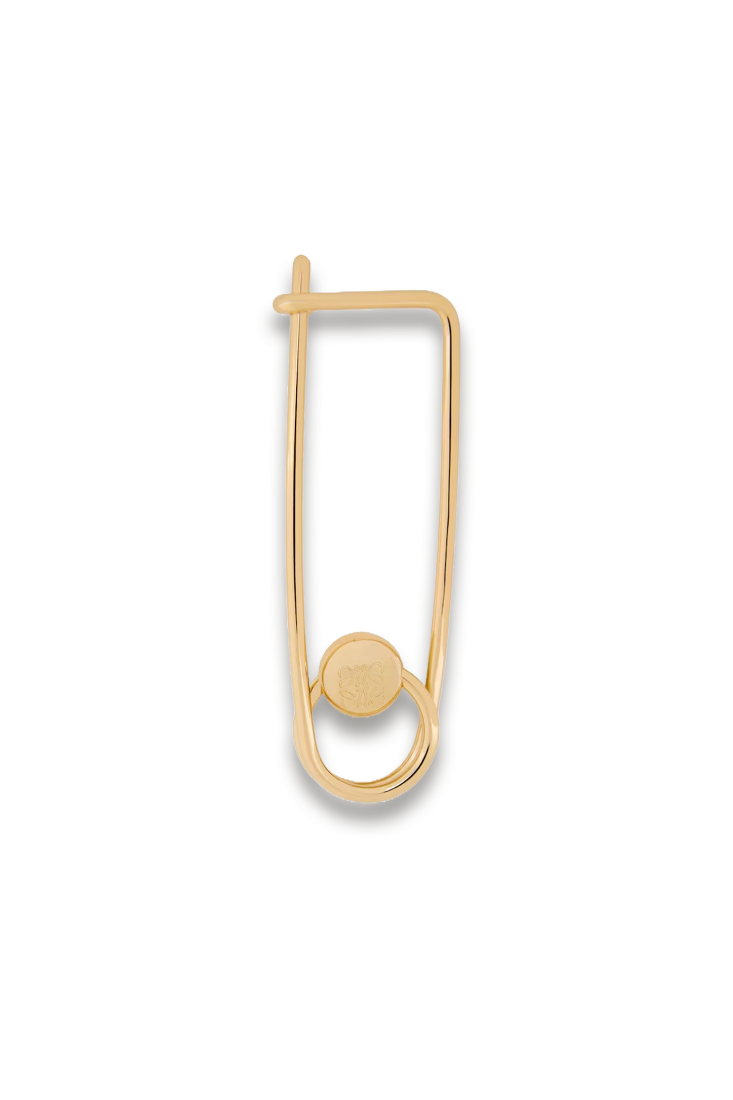 Gold Gold-Tone Safety Pin Charm
