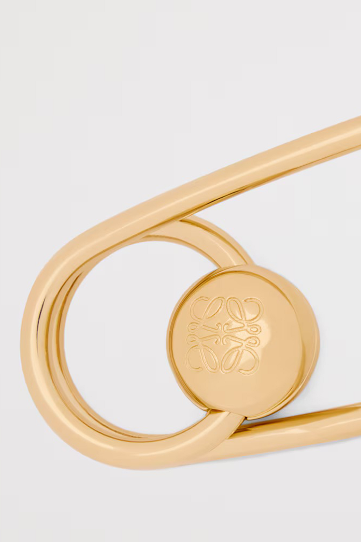 Gold Gold-Tone Safety Pin Charm