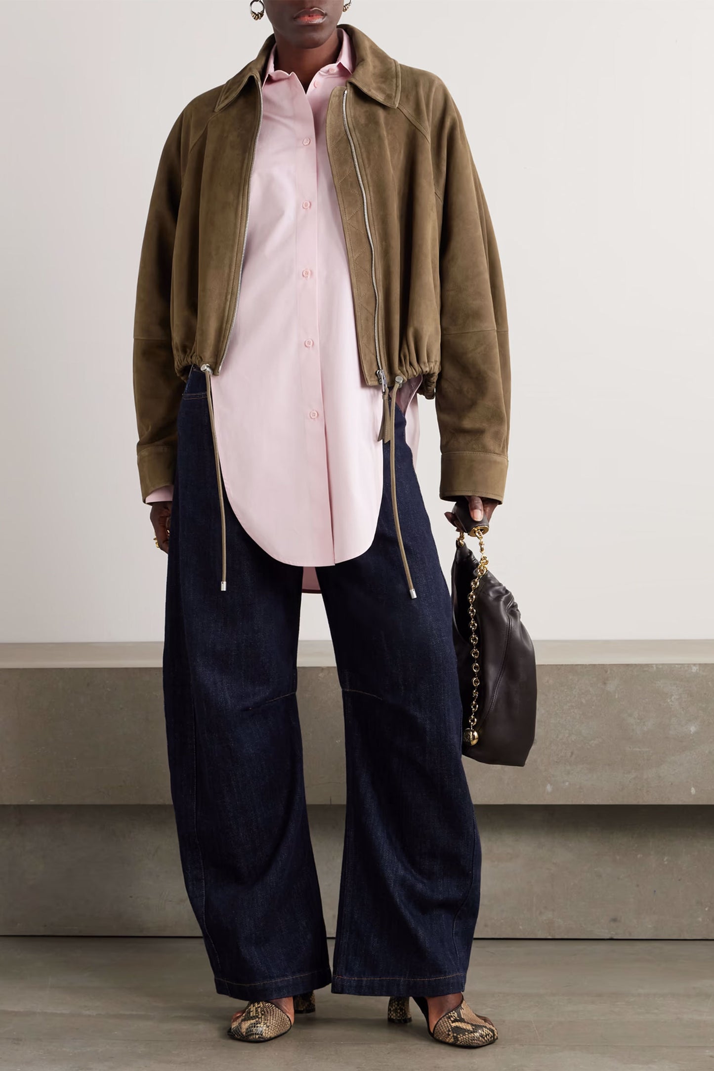 Balloon Suede Jacket