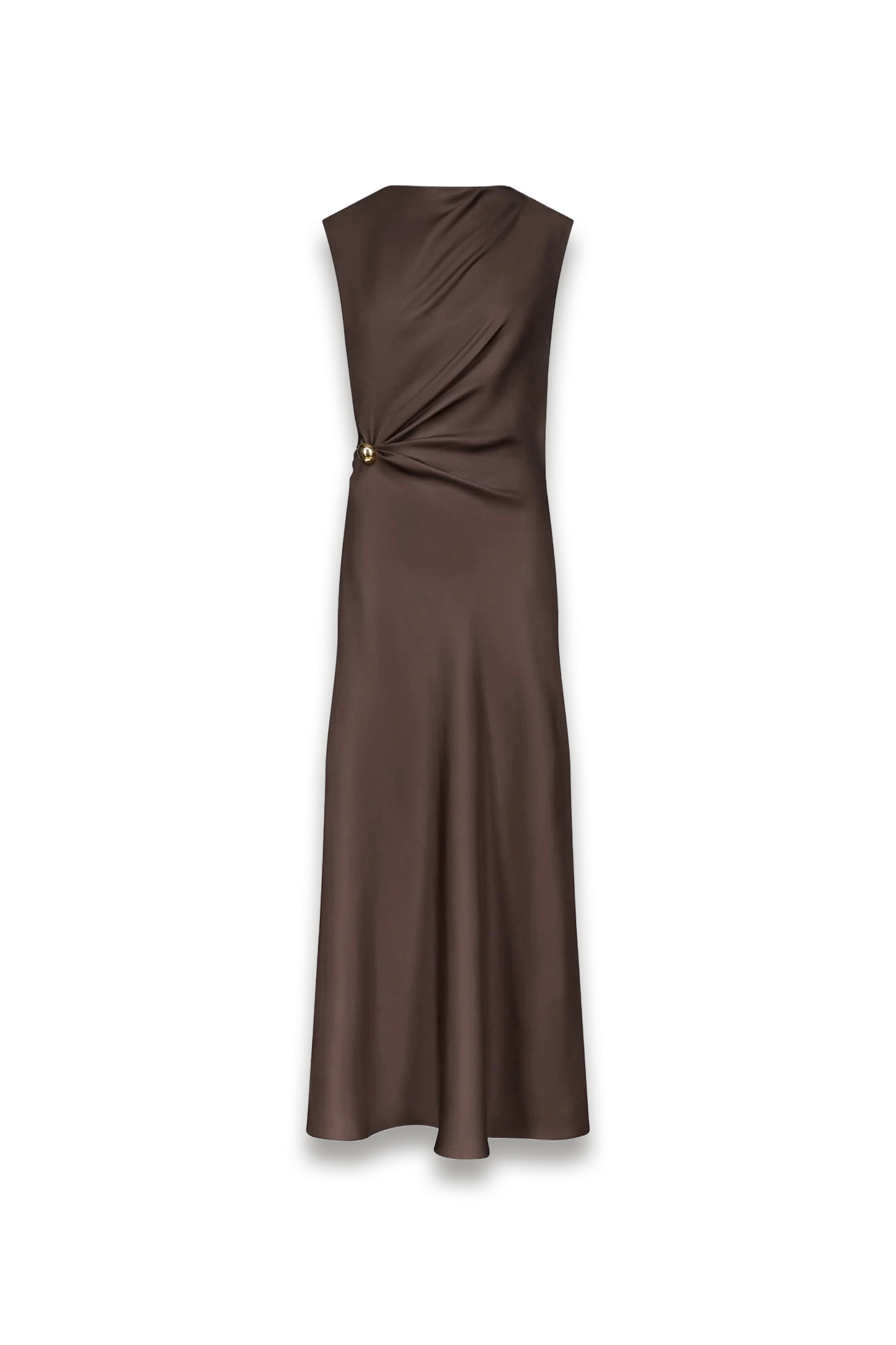 ROAN Draped Metal Ornament Dress