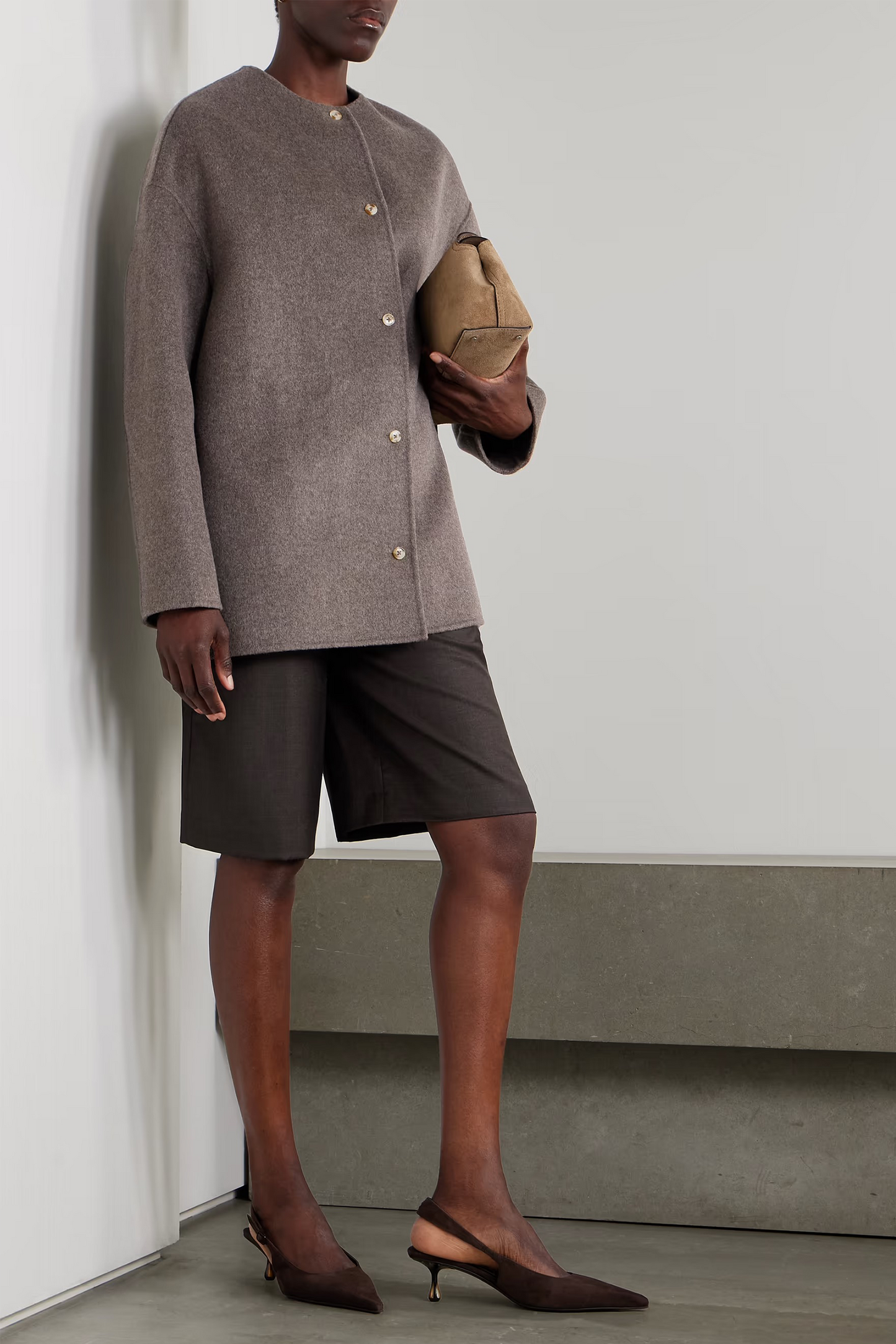 Dunne Oversized Wool and Cashmere-blend Jacket