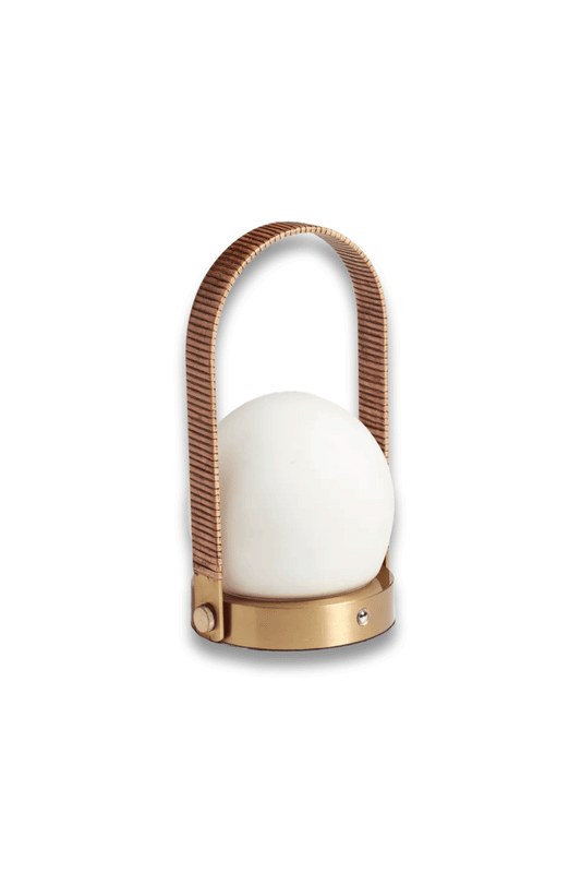 Neoma Wireless Table Lamp - White/Gold