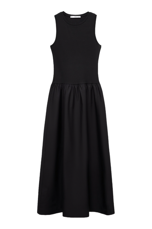 Black A-line Dress